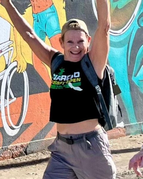 Linda at the Curacao CrossFit Open
